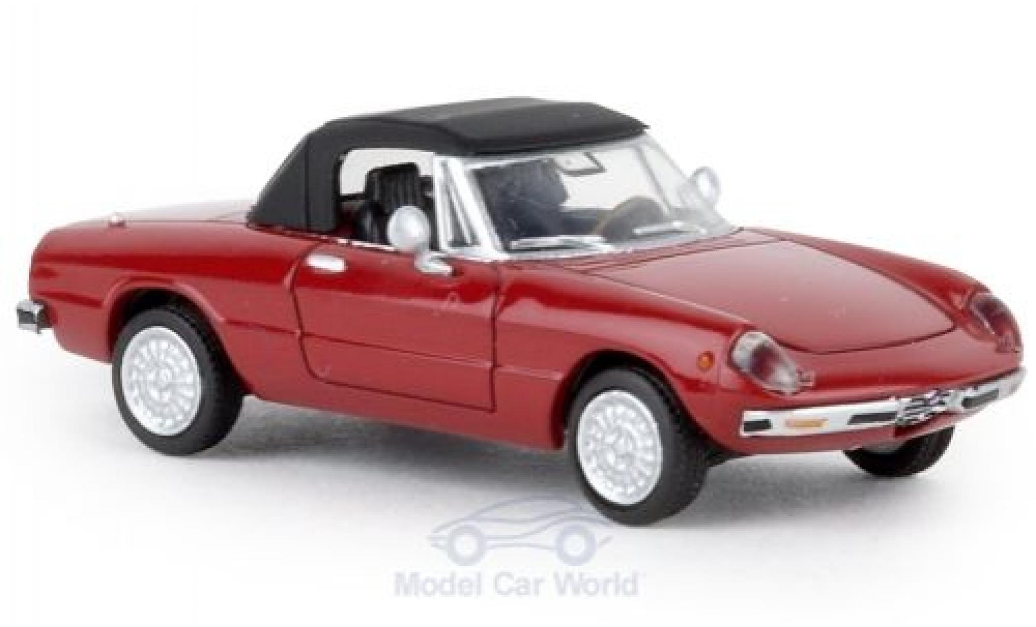 Alfa Romeo Spider 1/87 Brekina rood 1969 geschlossen TD modelauto
