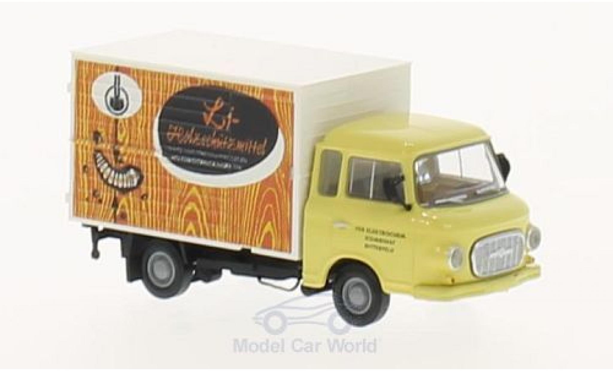 Barkas B 1000 1/87 Brekina VEB Bitterfeld Koffer modelauto