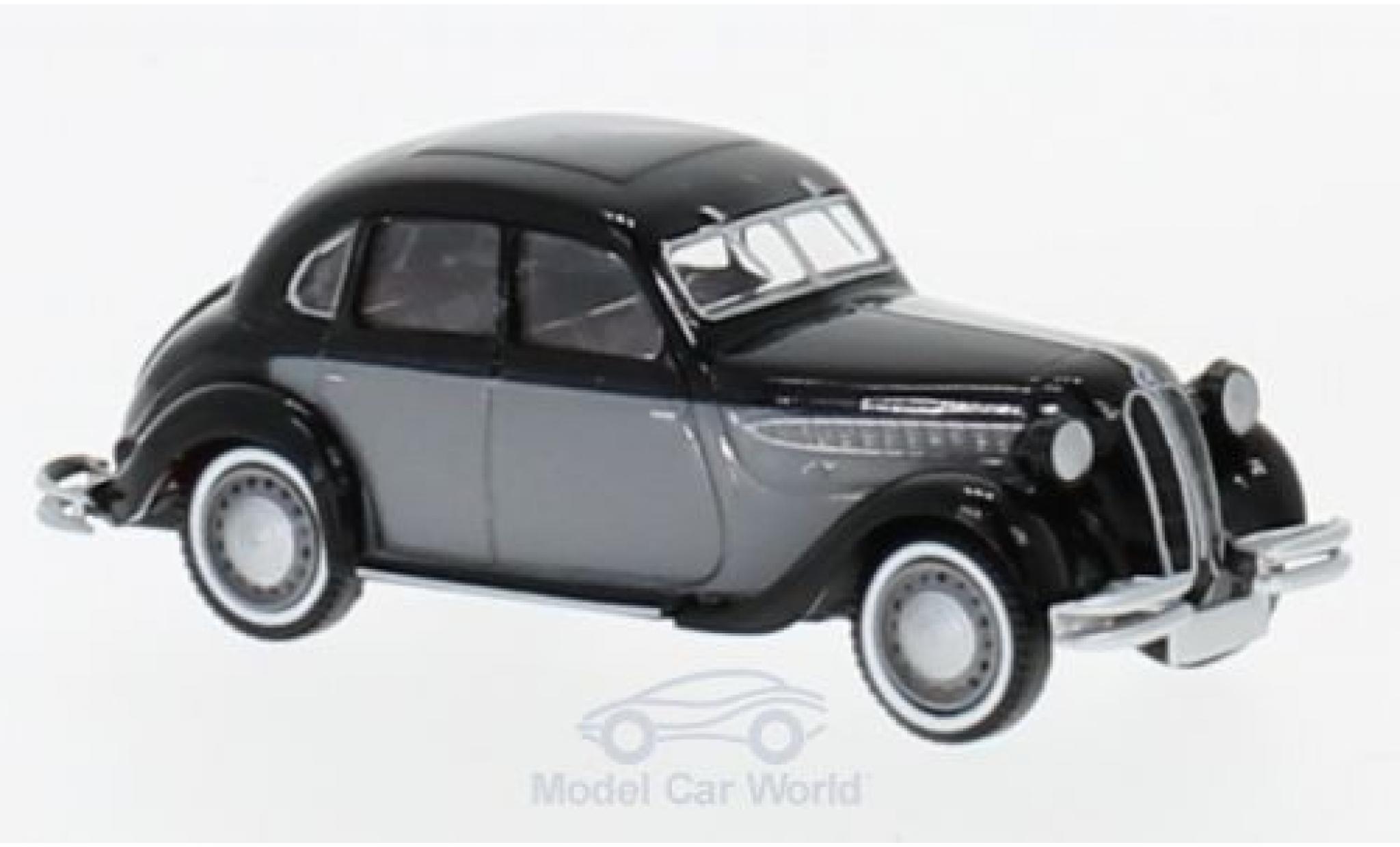 Bmw 326 1/87 Brekina zwart/grijs modelauto