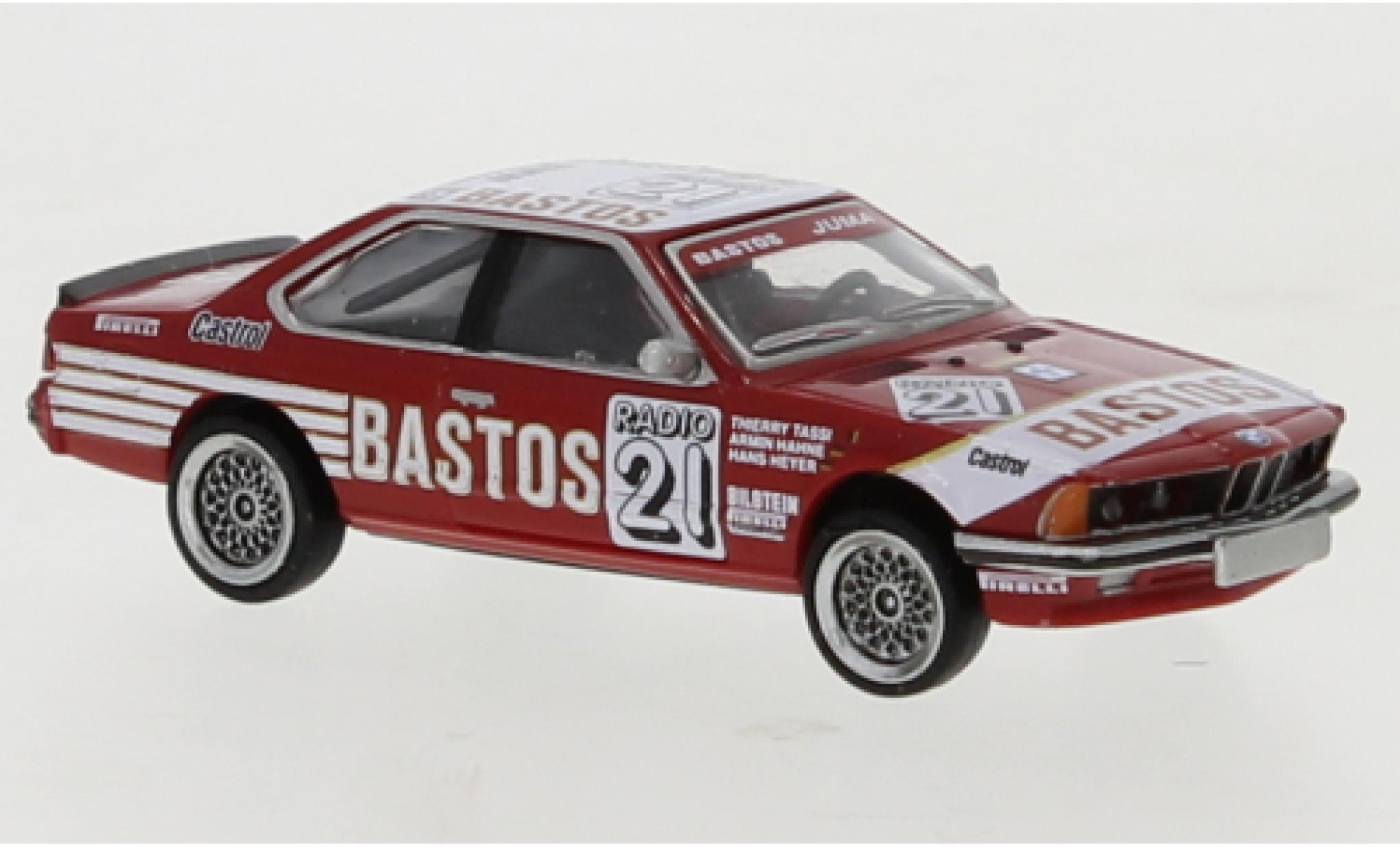 Bmw 635 1/87 Brekina CSi Bastos 1977 modelauto