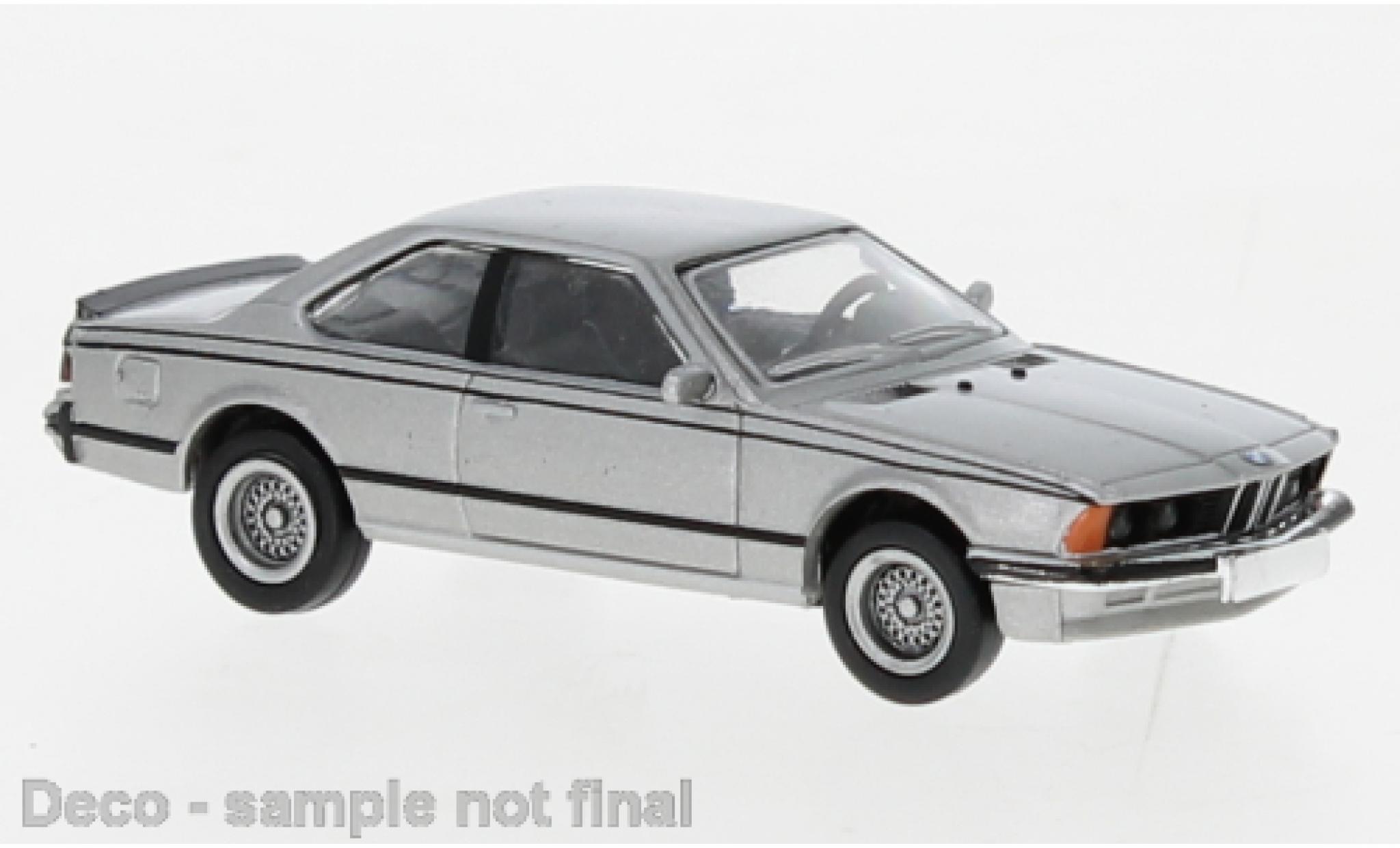 Bmw 635 1/87 Brekina CSi metallic grijs 1977 modelauto