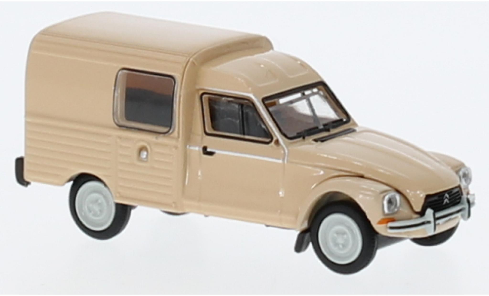 Citroen Acadiane 1/87 Brekina beige 1976 modelauto
