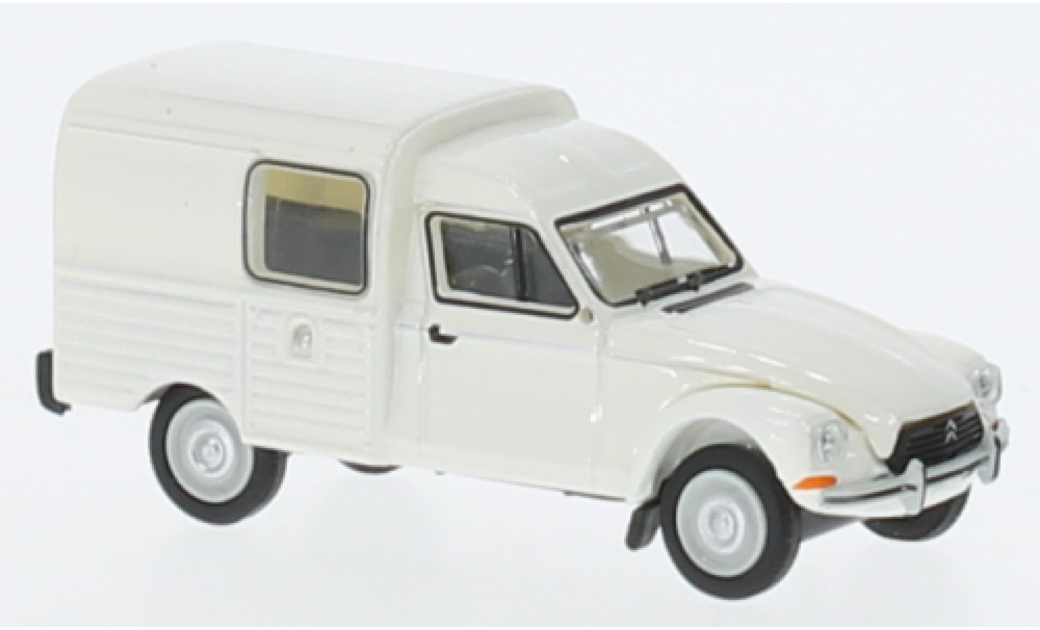 Citroen Acadiane 1/87 Brekina wit 1976 modelauto