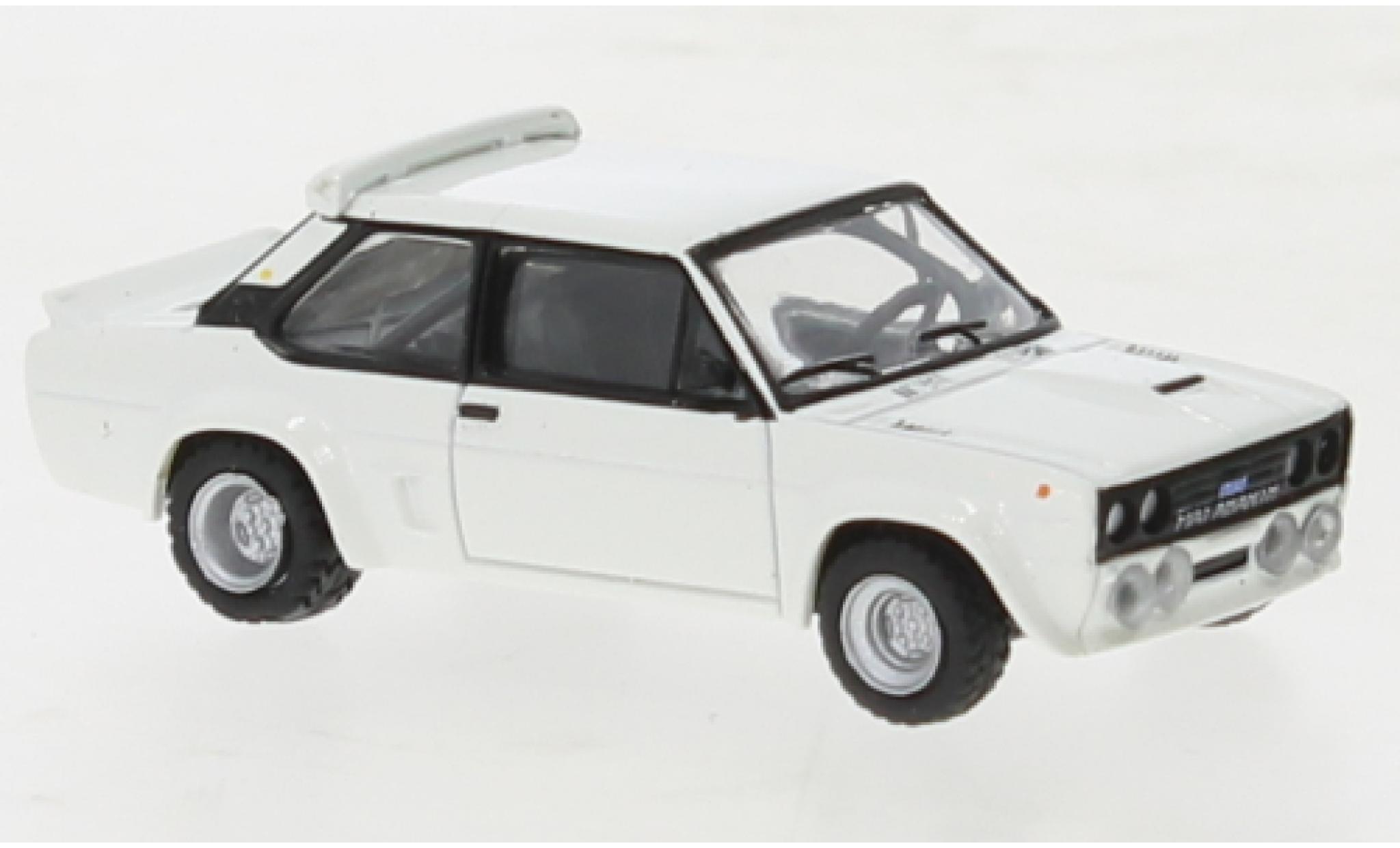 Fiat 131 1/87 Brekina Abarth wit 1975 modelauto