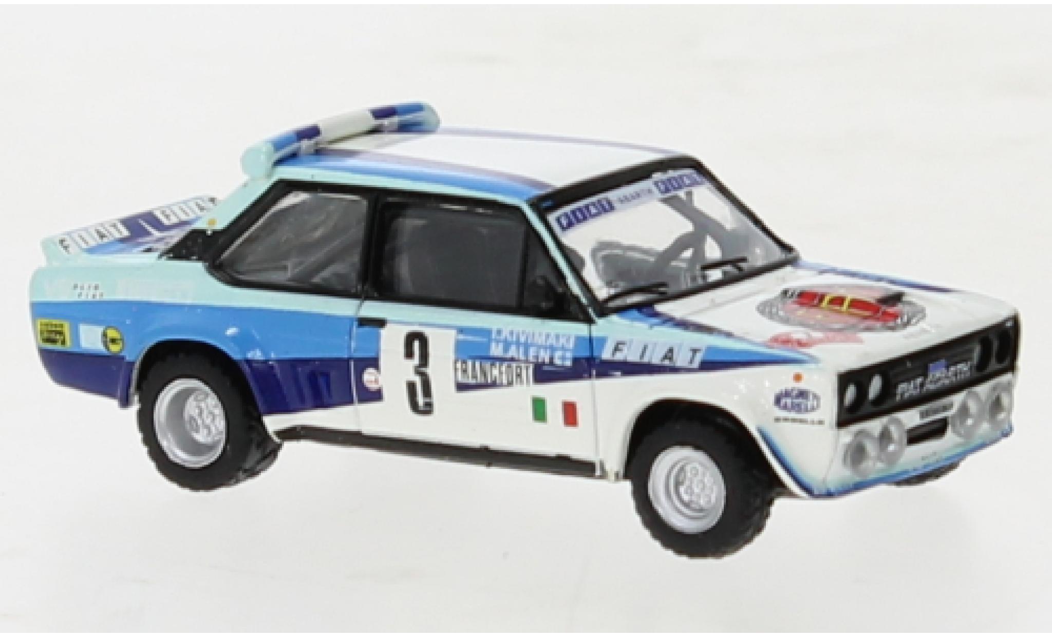 Fiat 131 1/87 Brekina Abarth No.3 1980 modelauto