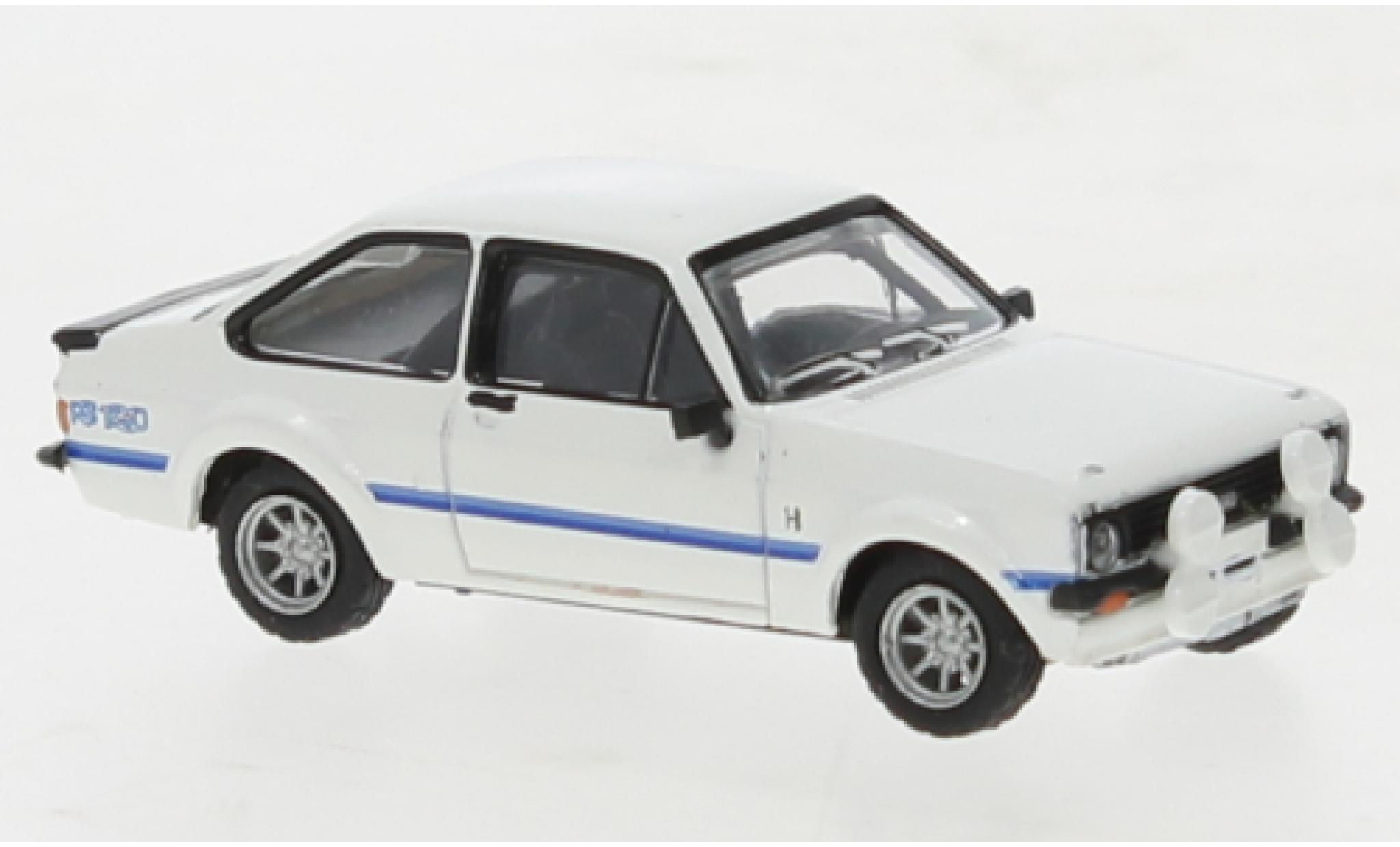 Ford Escort 1/87 Brekina RS 1800 wit 1976 modelauto