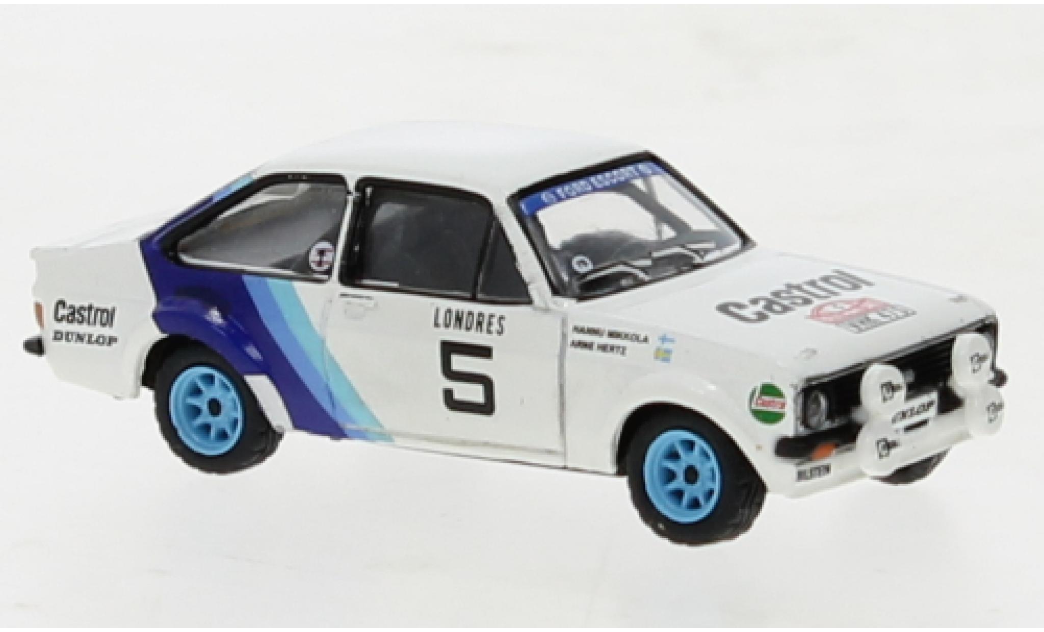 Ford Escort 1/87 Brekina RS 1800 No.5 Rallye Monte Carlo 1979 modelauto