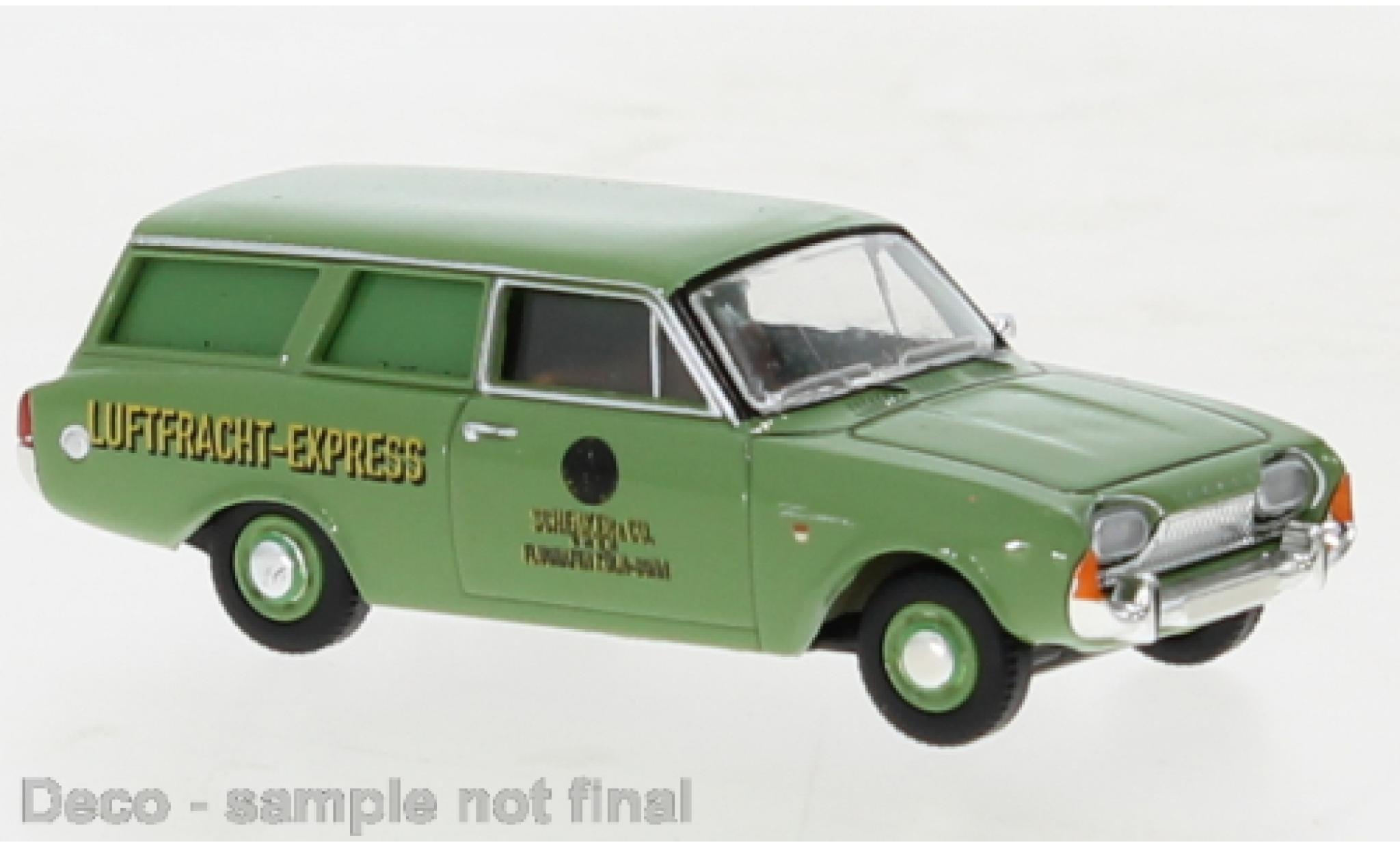Ford Taunus 1/87 Brekina P3 Turnier Schenker Cologne Bonn 1964 modelauto