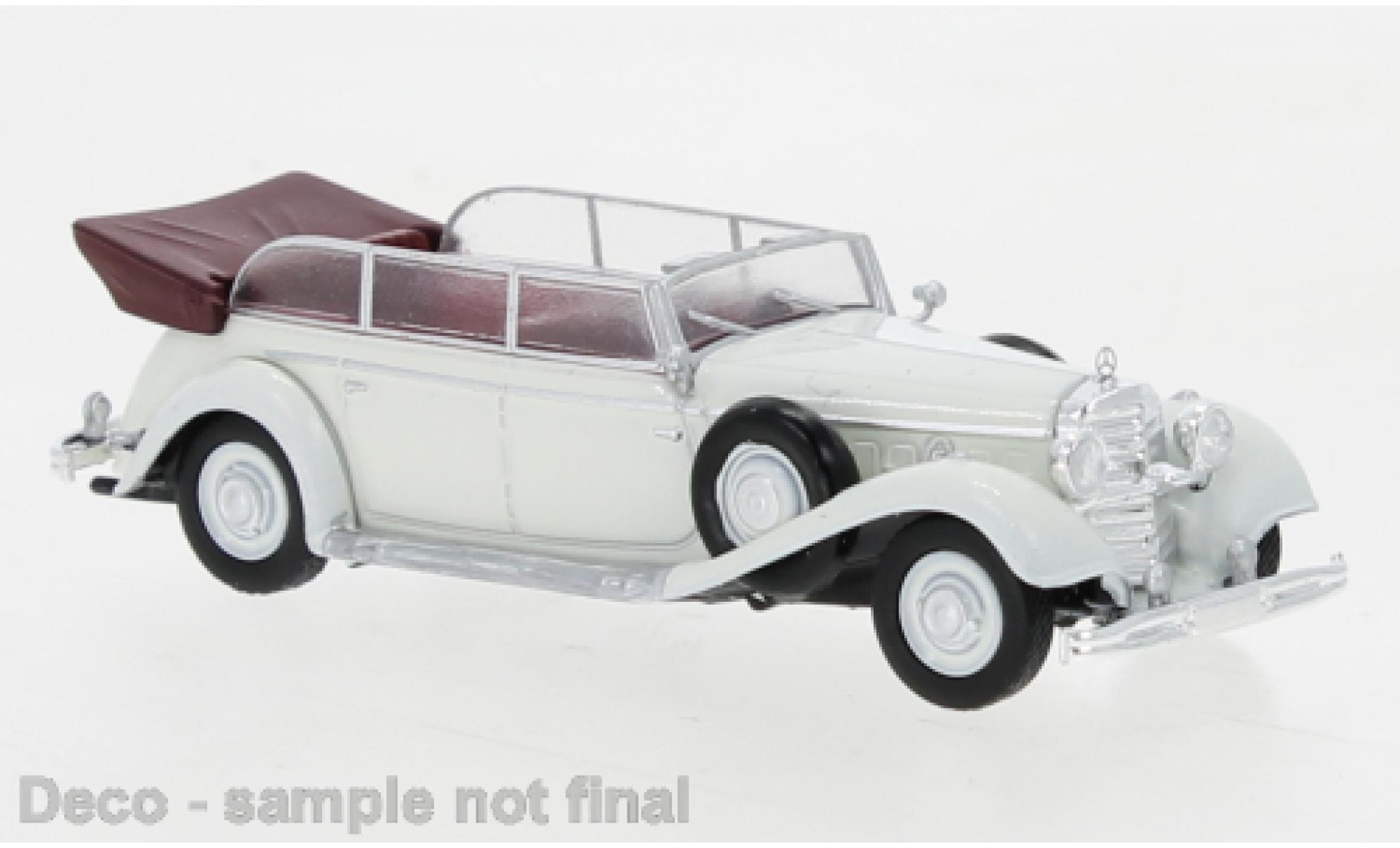 Mercedes 770 1/87 Brekina K wit 1938 modelauto
