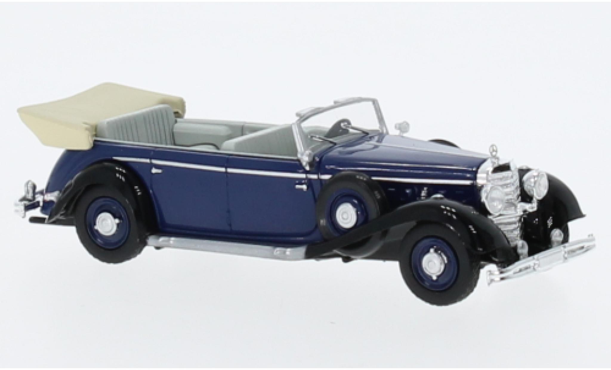 Mercedes 770 1/87 Brekina K blauw fonc&eacute; 1938 modelauto