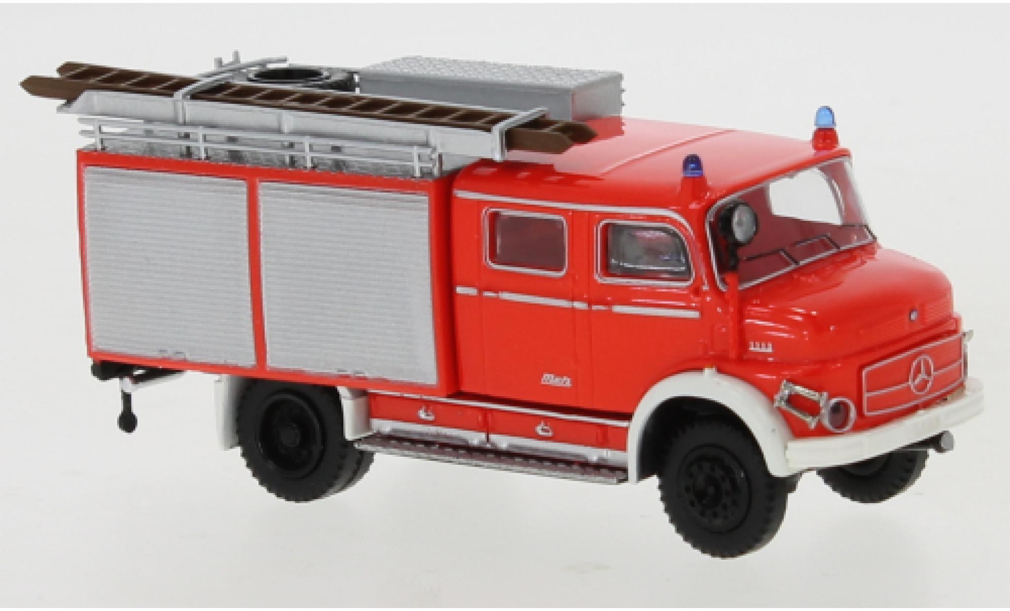 Mercedes CLA 1/87 Brekina LAF 1113 TLF 16 rood clair/wit 1972 modelauto