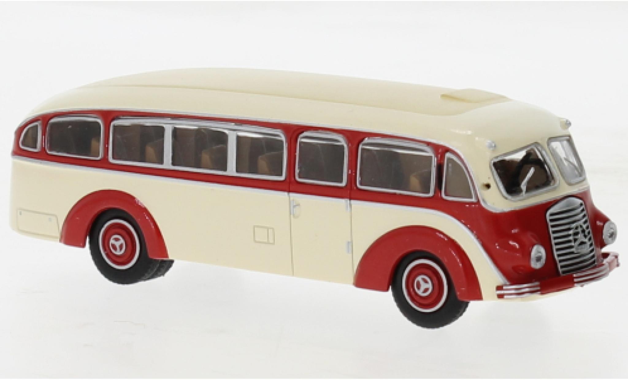 Mercedes CLA 1/87 Brekina LO 3500 beige clair/rood 1936 modelauto