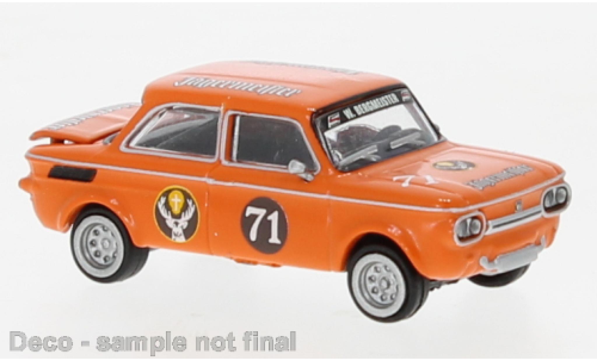 NSU TTS 1/87 Brekina J&auml;germeister 1966 modelauto