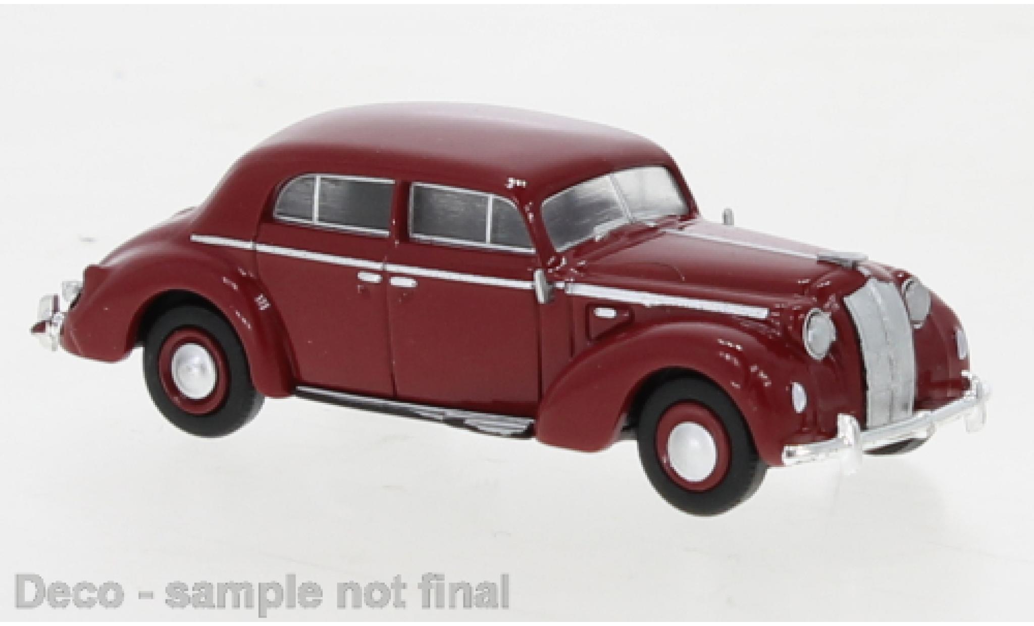 Opel Admiral 1/87 Brekina rood fonc&eacute; 1938 modelauto