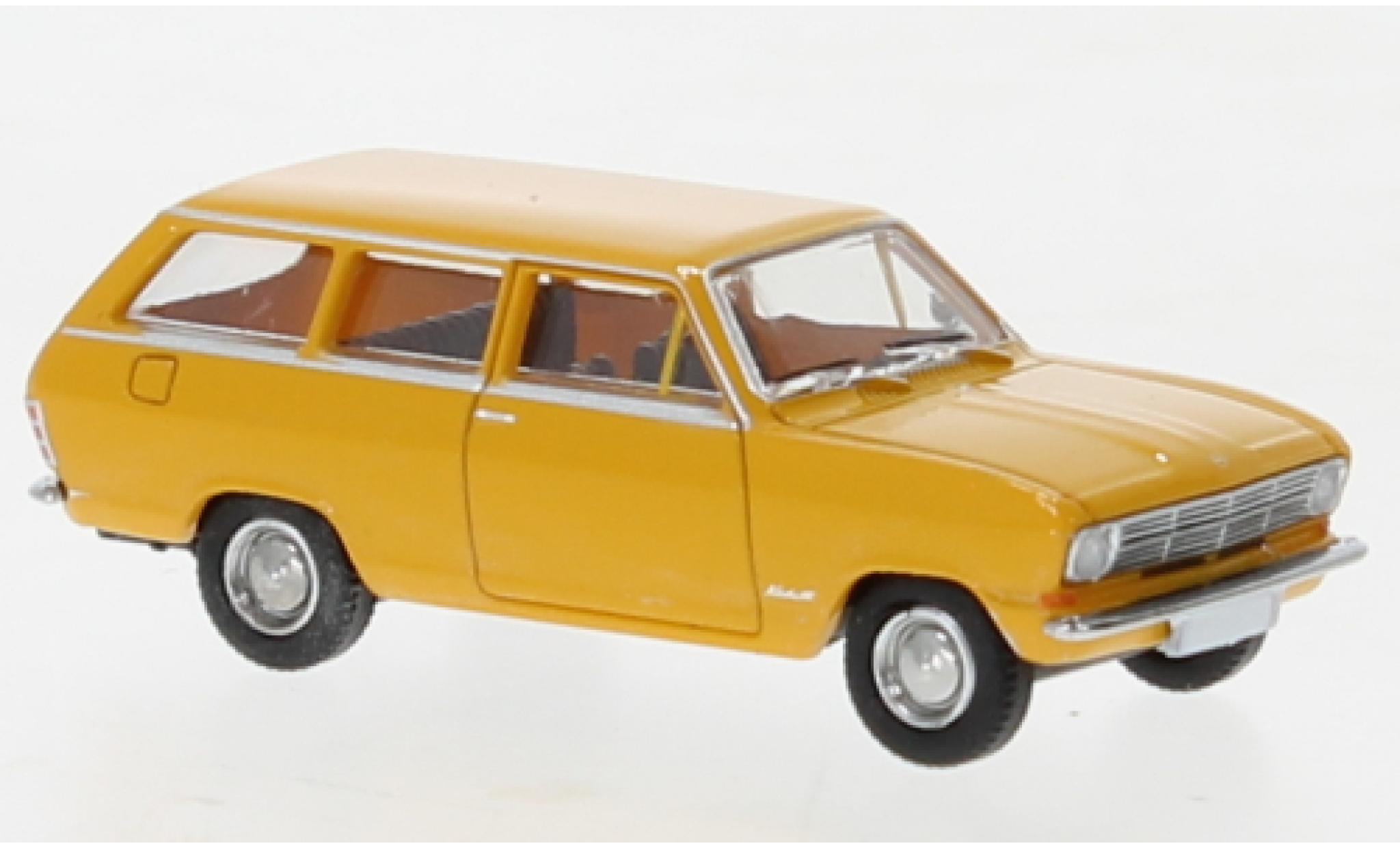Opel Kadett 1/87 Brekina B Caravan oranje 1965 modelauto