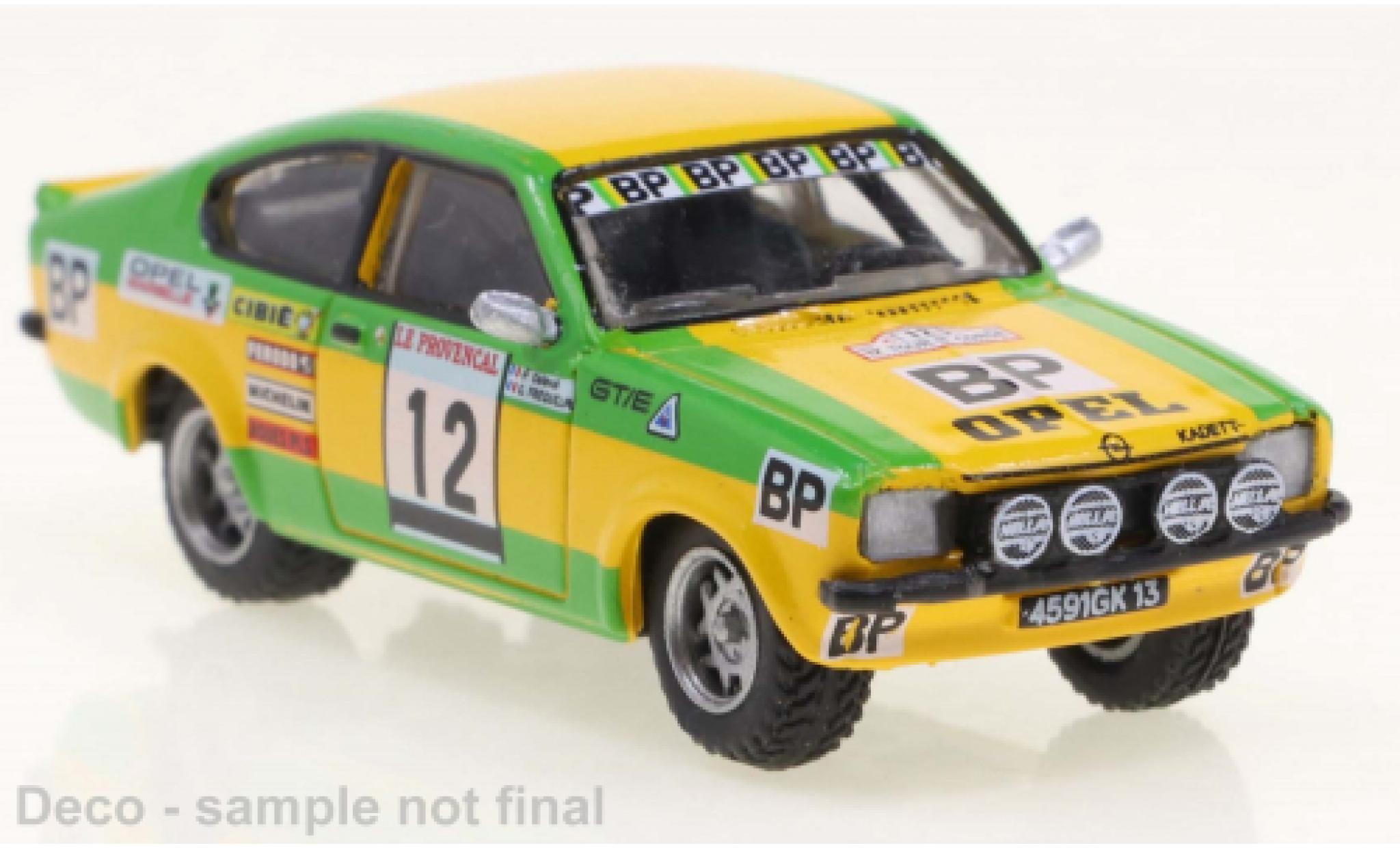 Opel Kadett 1/87 Brekina C GT/E No.12 Tour de Corse 1976 modelauto