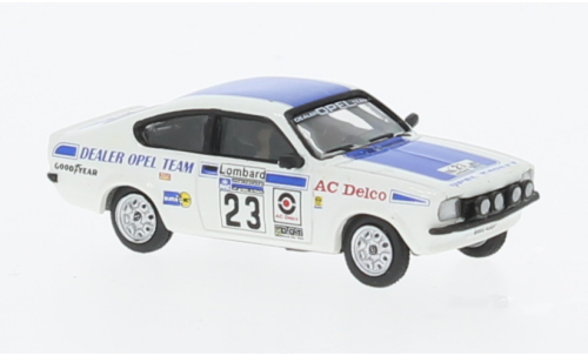 Opel Kadett 1/87 Brekina C GT/E No.23 RAC Rallye 1976 modelauto