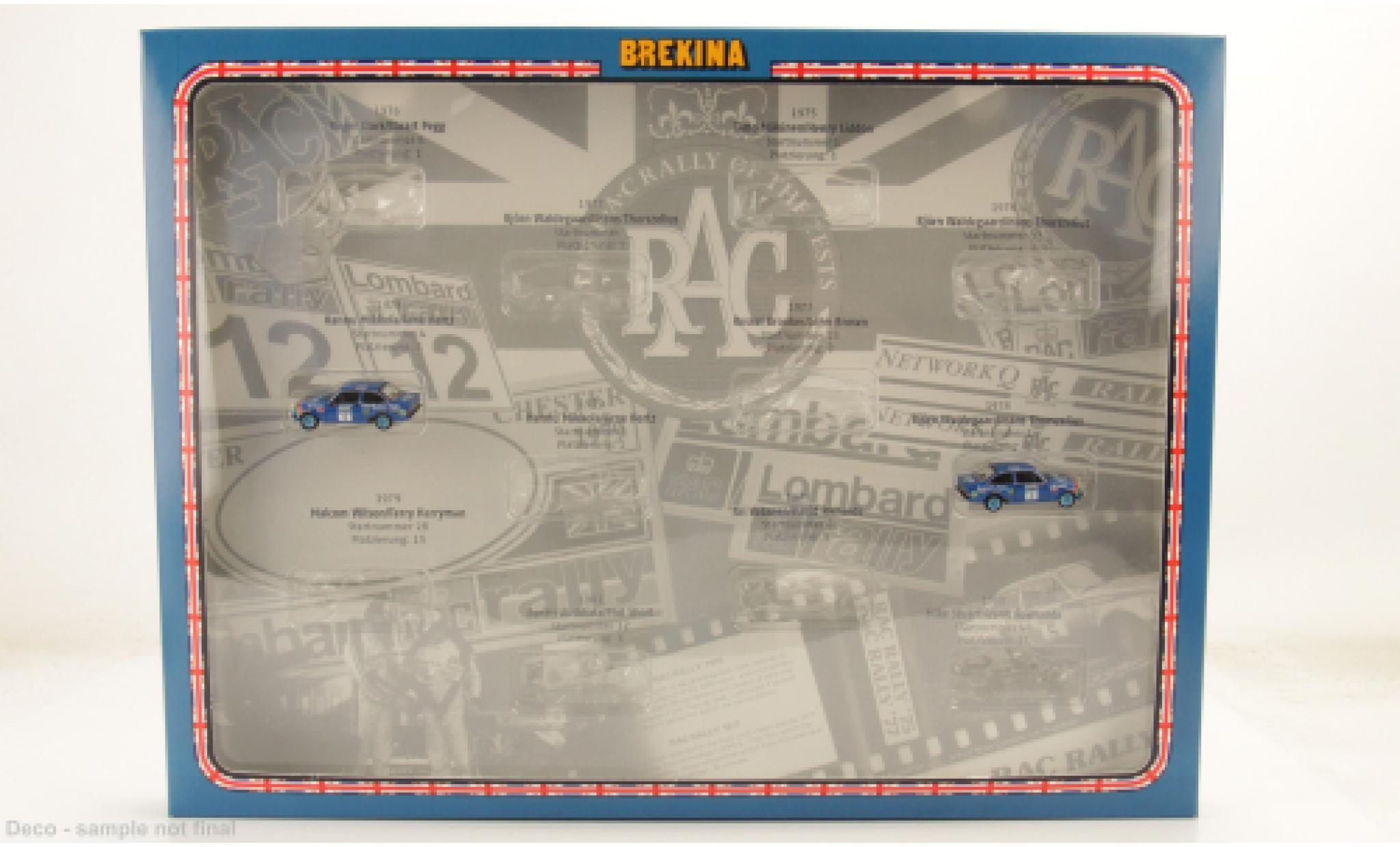 Ford Escort 1/87 Brekina Set Start-Set RS 1800 Rallye RAC Lombard modelauto