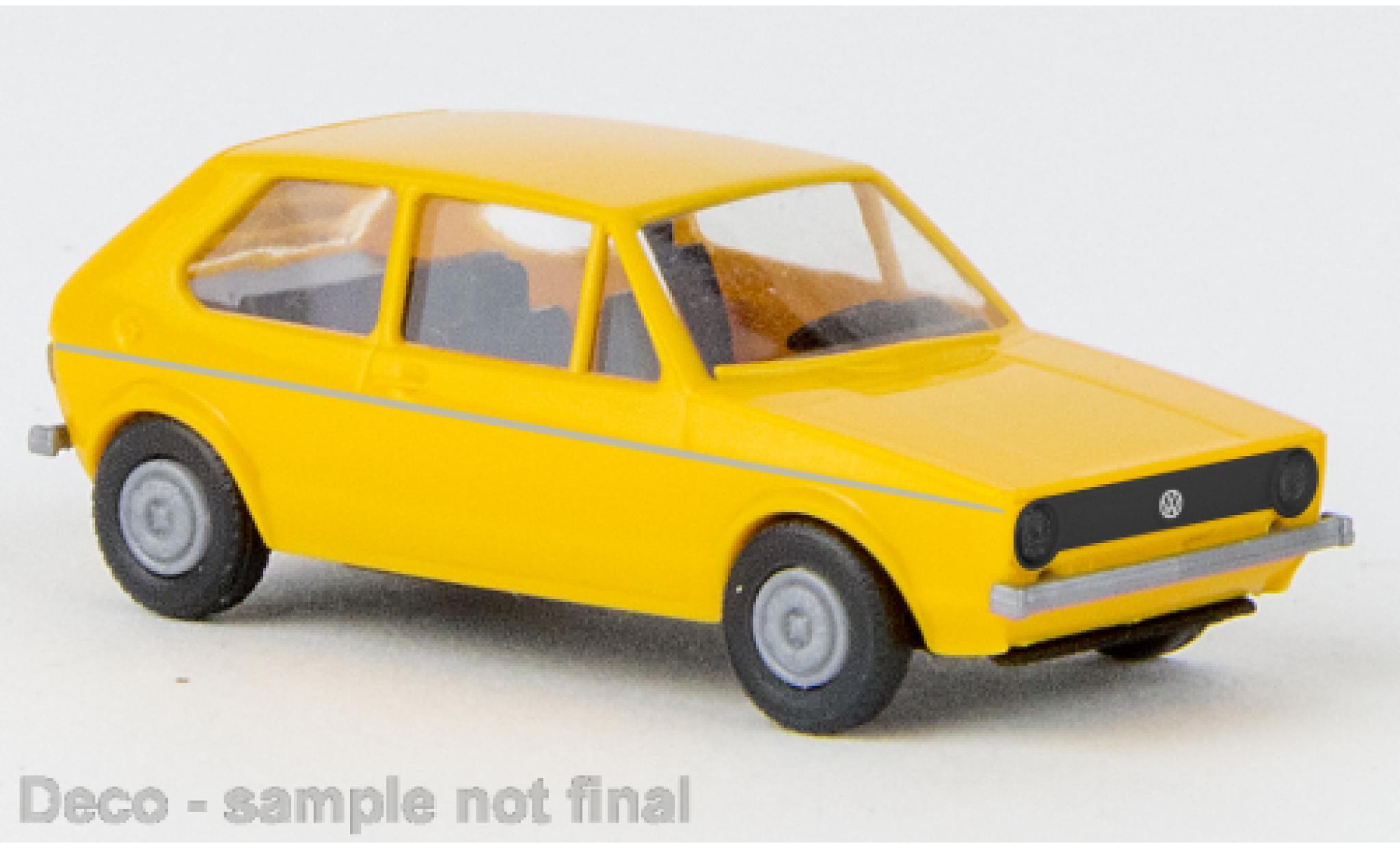 Volkswagen Golf 1/87 Brekina I oranje 1974 modelauto