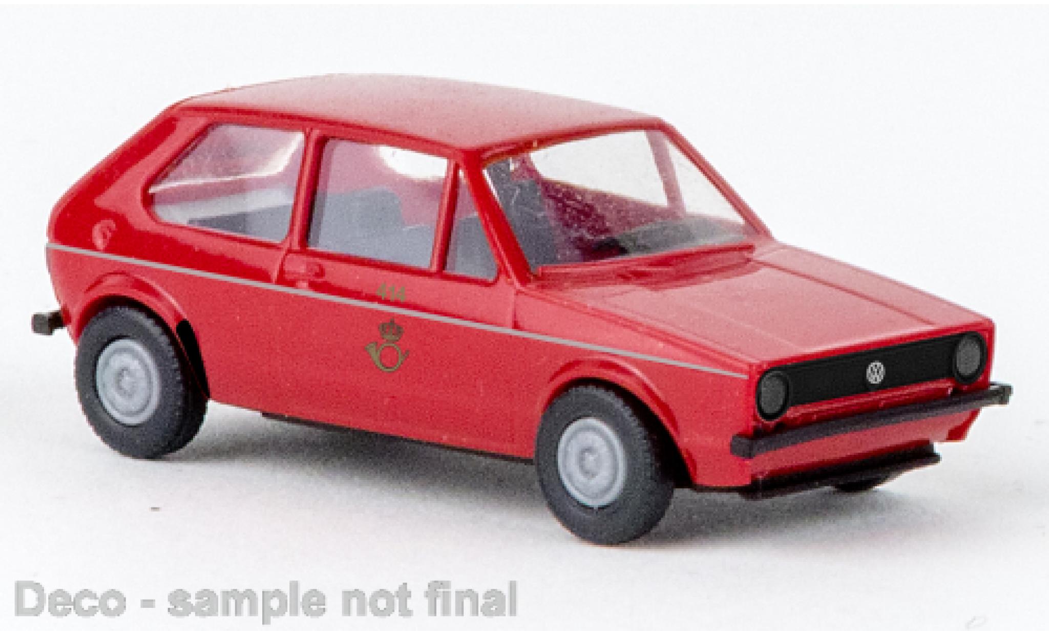Volkswagen Golf 1/87 Brekina I Post Norwegen 1974 modelauto