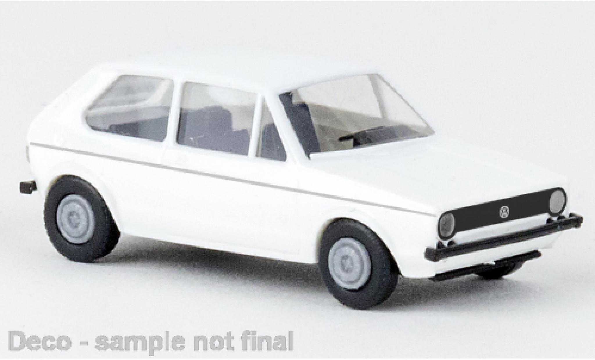 Volkswagen Golf 1/87 Brekina I wit 1974 modelauto