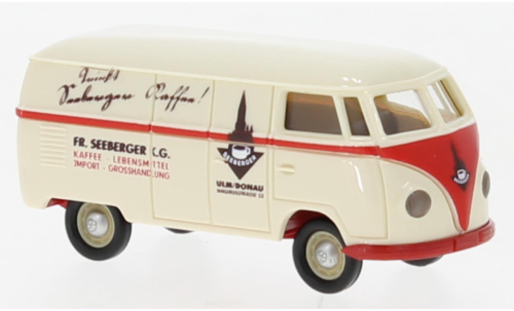 Volkswagen T1 1/87 Brekina a bestelwagen Fr. Seeberger KG 1950 modelauto