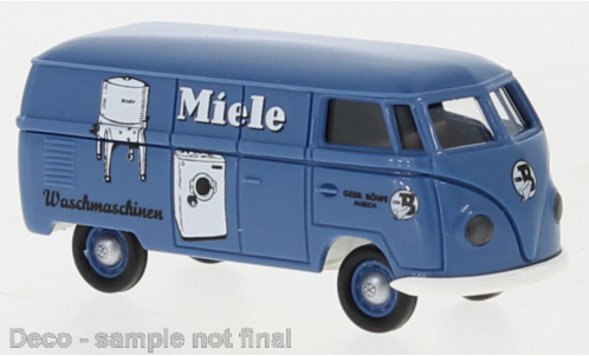 Volkswagen T1 1/87 Brekina a bestelwagen Gebr. B&ouml;we - Miele 1950 modelauto