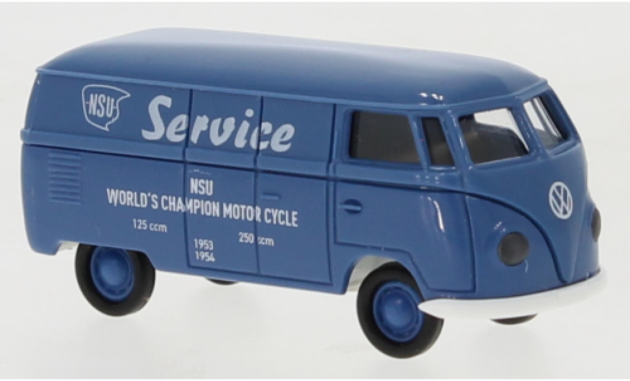 Volkswagen T1 1/87 Brekina a bestelwagen NSU Service (GB) 1950 modelauto