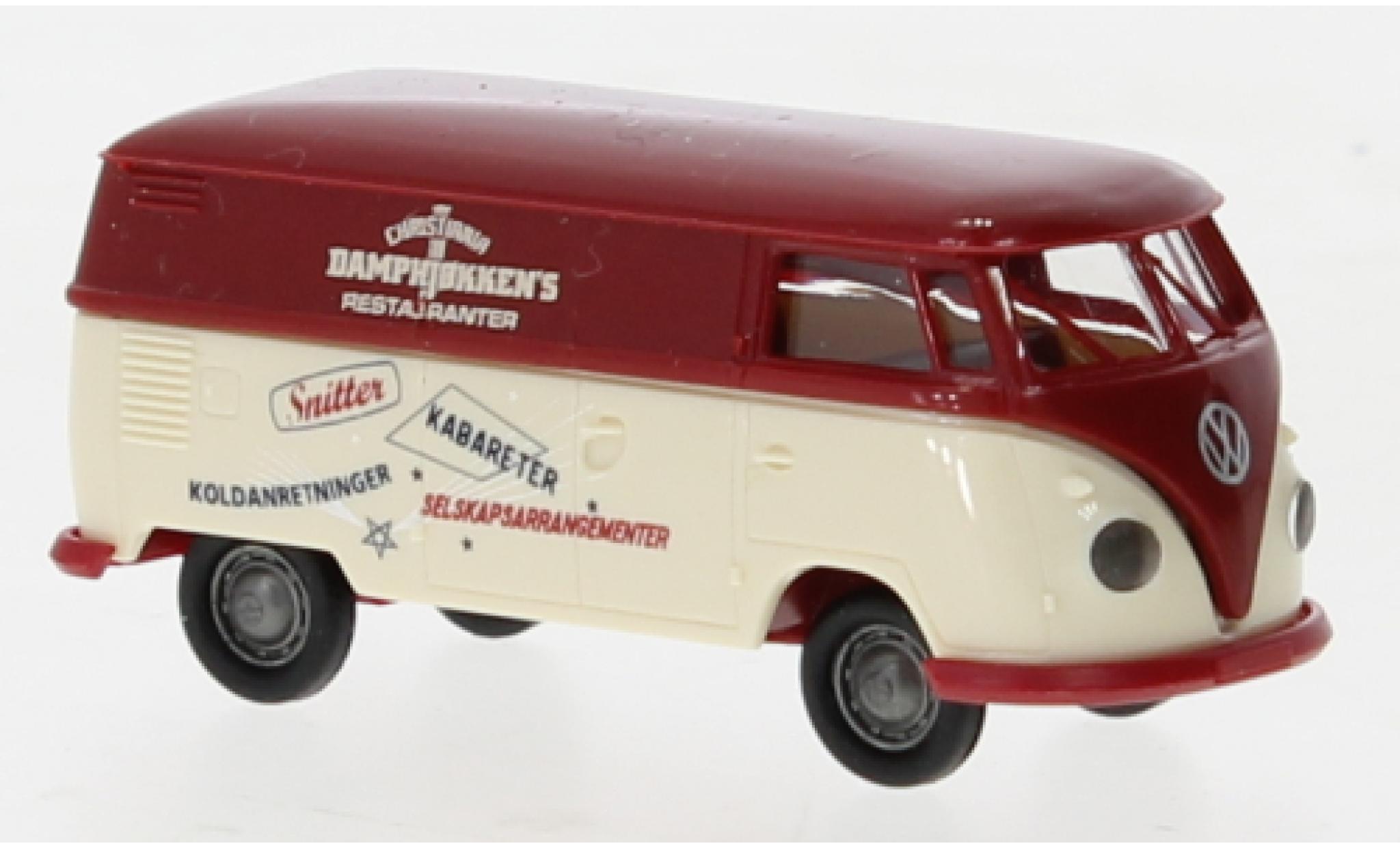 Volkswagen T1 1/87 Brekina b bestelwagen Christiania Restauranter 1960 modelauto