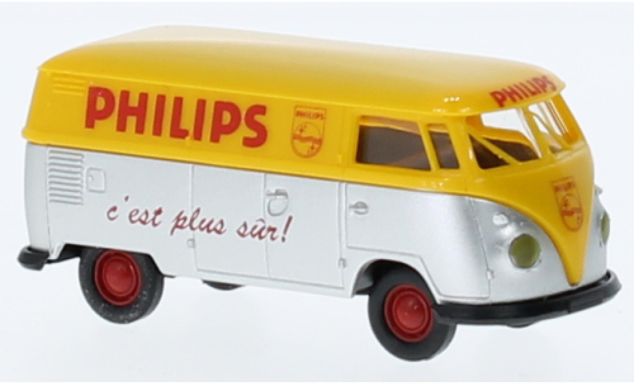 Volkswagen T1 1/87 Brekina b bestelwagen Philips Philips 1960 modelauto
