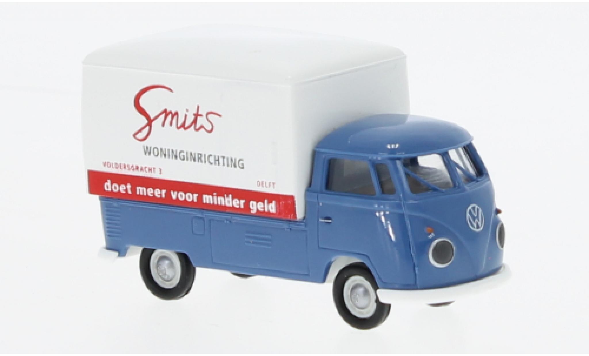 Volkswagen T1 1/87 Brekina b Gro&szlig;raum-wagon conteneur Smits 1960 modelauto