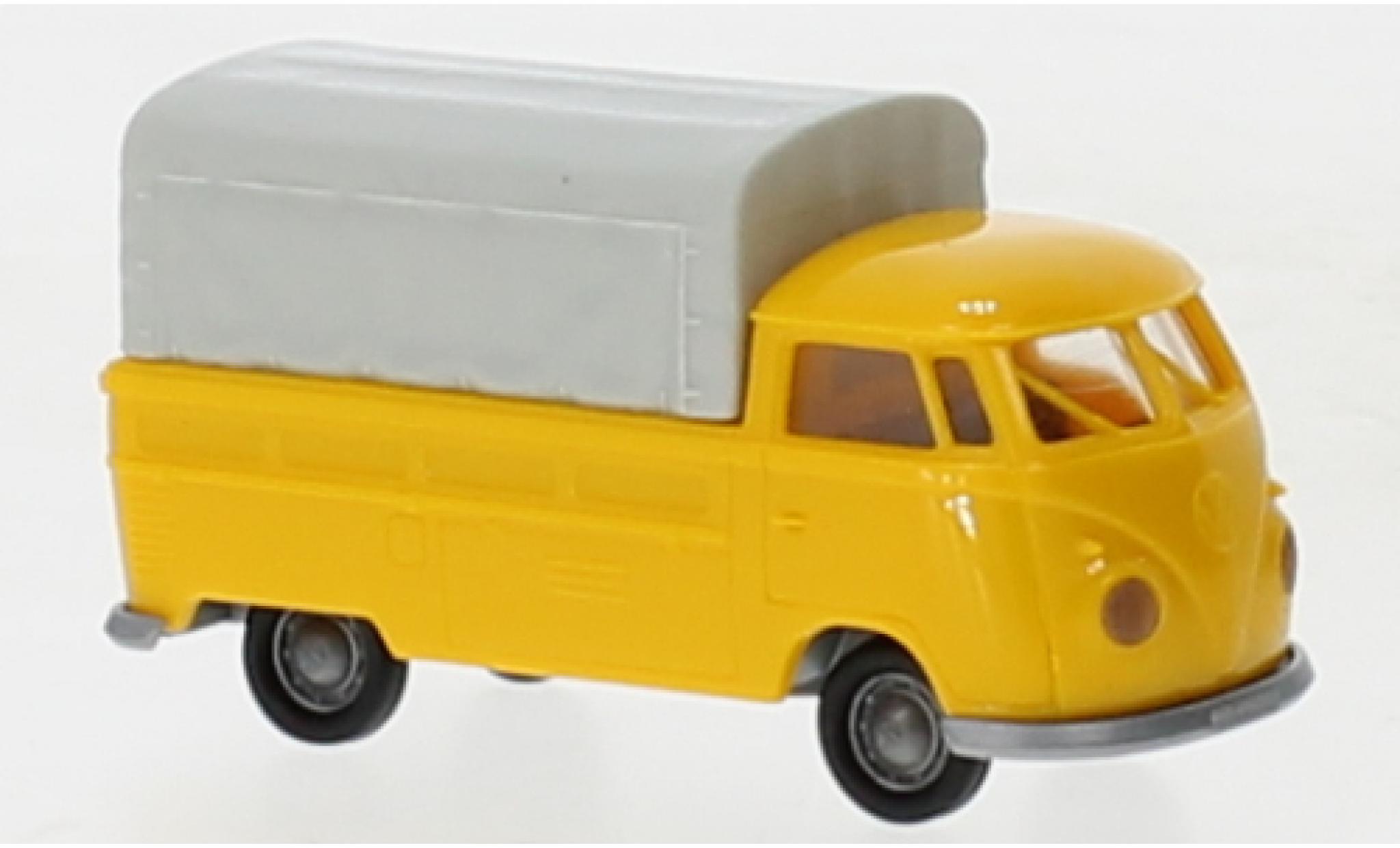 Volkswagen T1 1/87 Brekina b plateforme geel 1960 modelauto