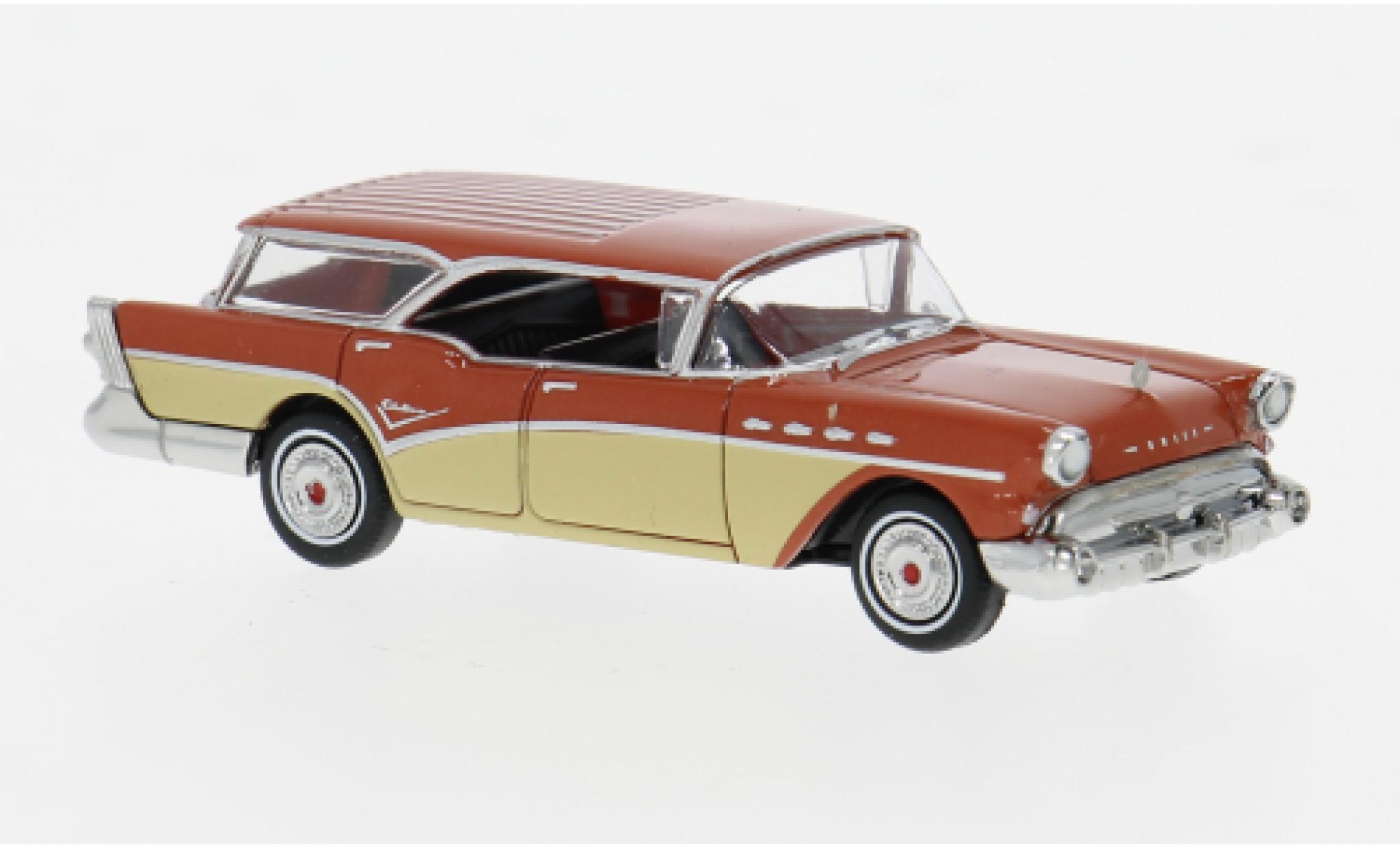 Buick Century 1/87 Brekina Caballero metallic oranje/beige 1957 1:87 modelauto