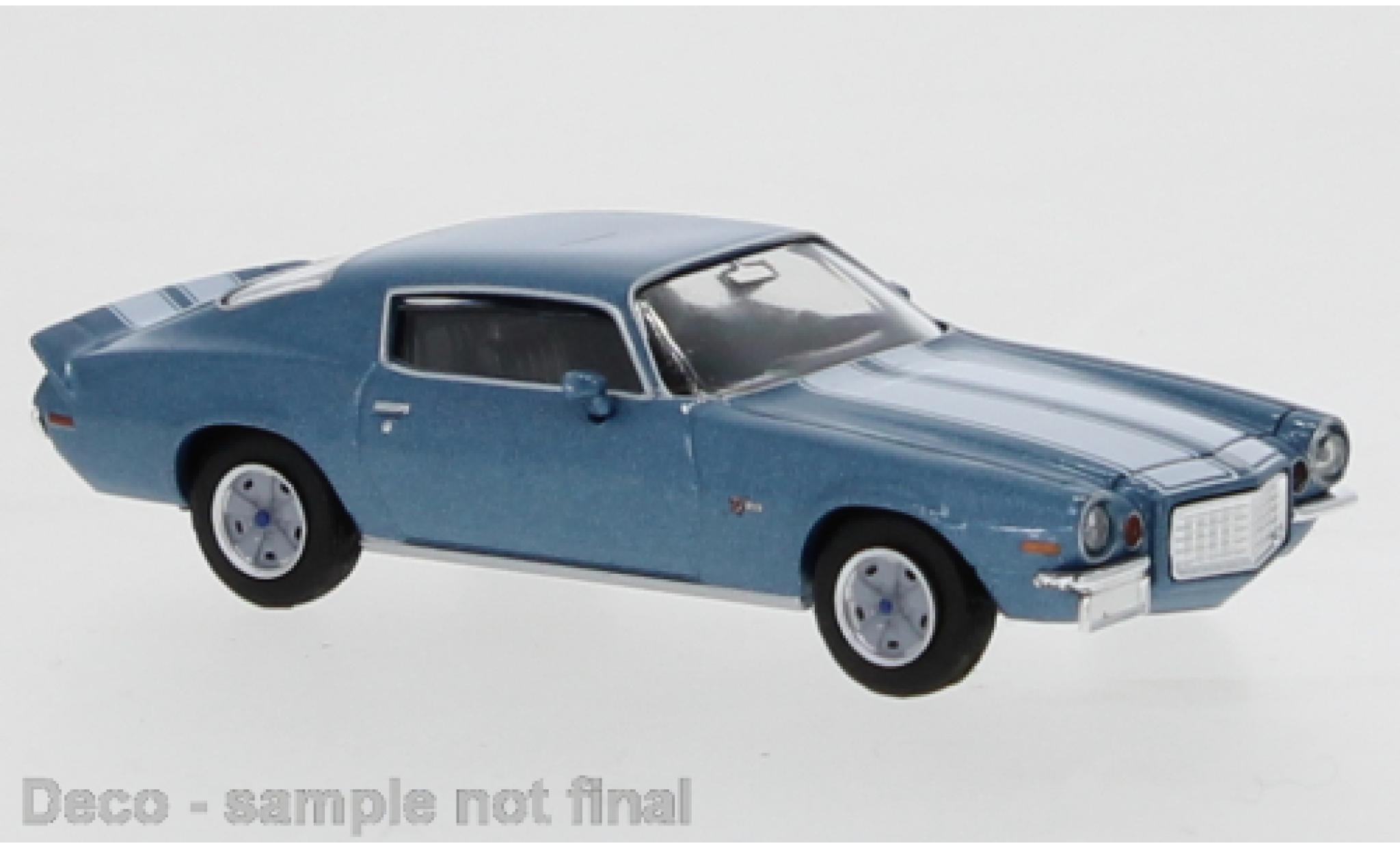 Chevrolet Camaro 1/87 Brekina Z 28 metallic blauw/wit 1966 modelauto