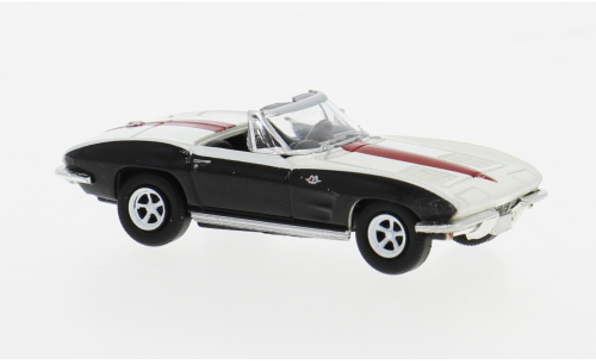 Chevrolet Corvette 1/87 Brekina C2 Cabrio Racing 1962 1:87 modelauto