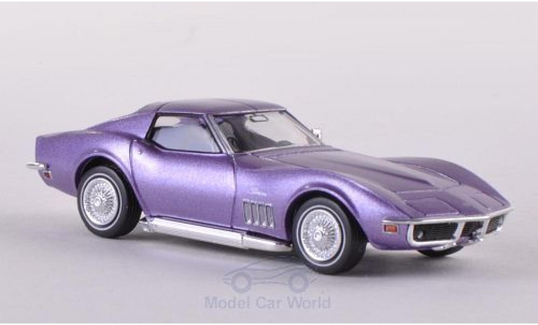 Chevrolet Corvette 1/87 Brekina (C3) metallic lila modelauto