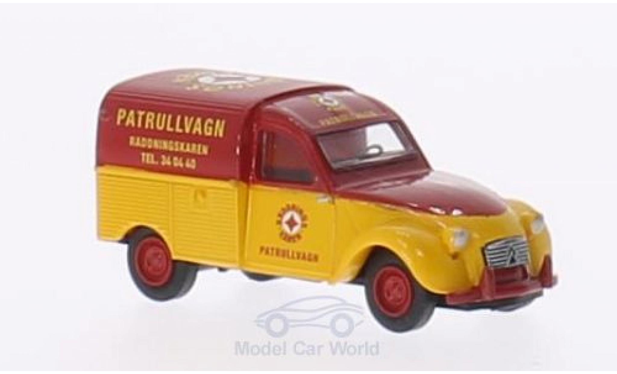 Citroen 2CV 1/87 Brekina AZU Patrullvagn (S) modelauto