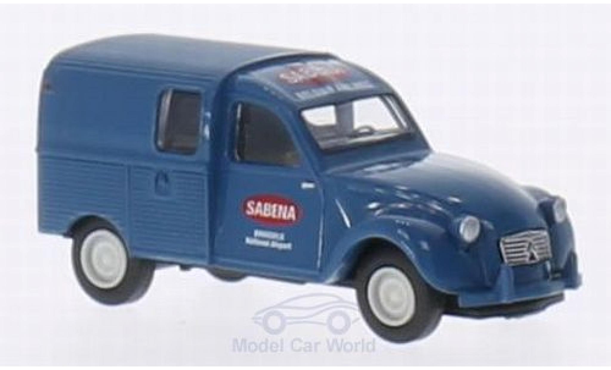 Citroen 2CV 1/87 Brekina AZU Sabena (B) modelauto