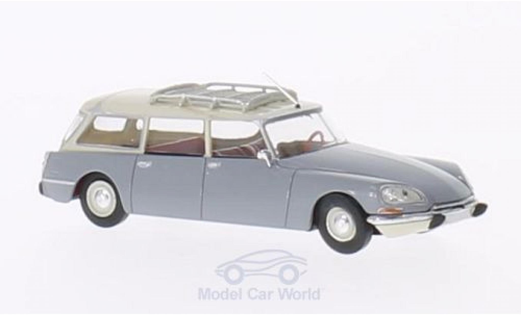 Citroen DS 1/87 Brekina Stationwagen grijs/beige modelauto