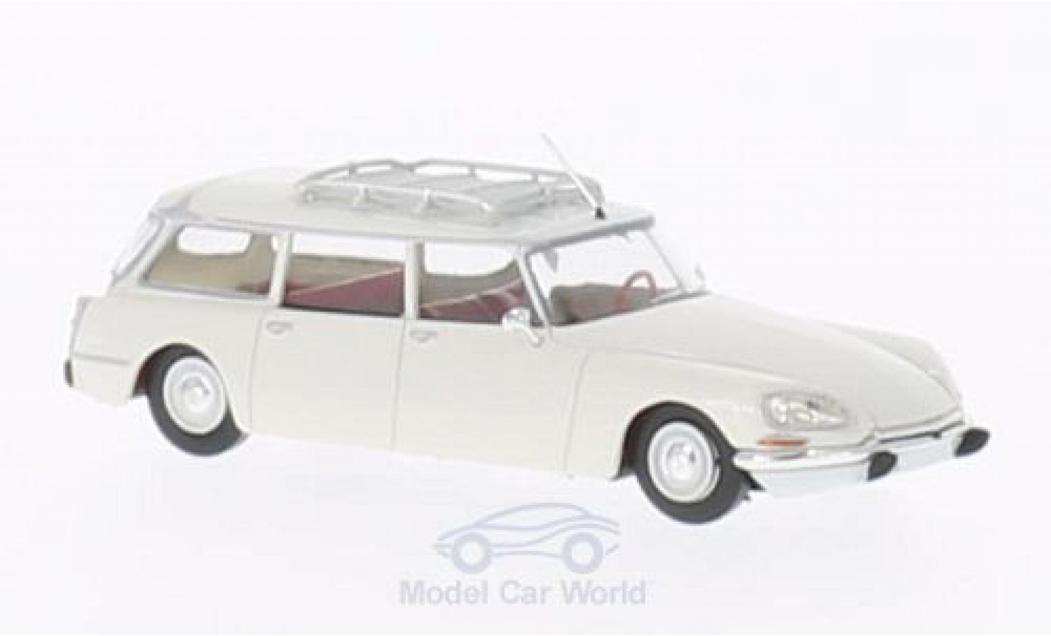 Citroen DS 1/87 Brekina Stationwagen wit modelauto