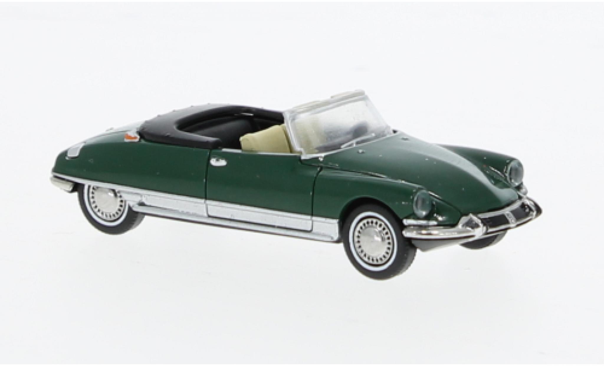 Citroen DS 1/87 Brekina Cabrio groen 1963 1:87 modelauto