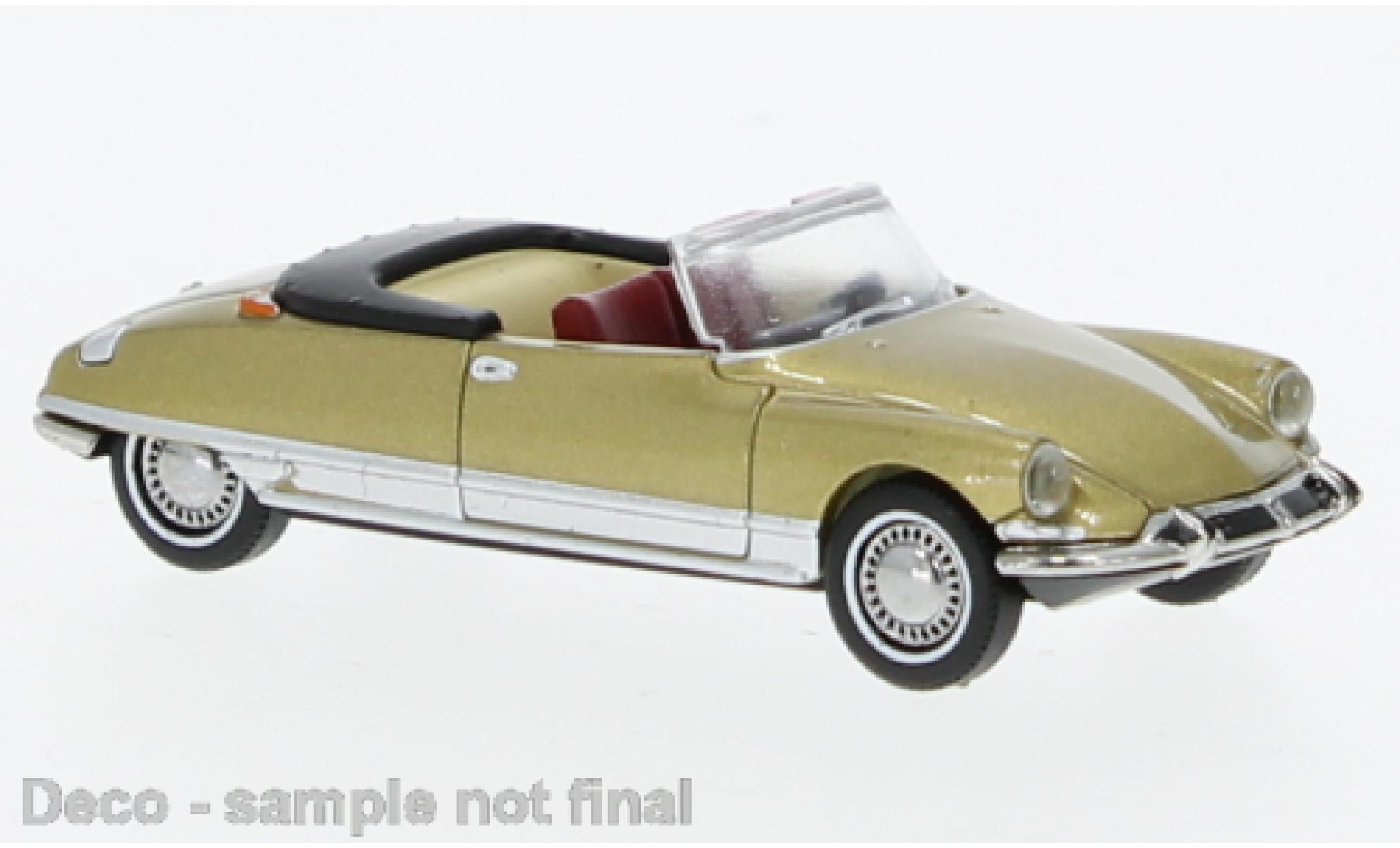Citroen DS 1/87 Brekina Cabrio gold 1963 1:87 modelauto