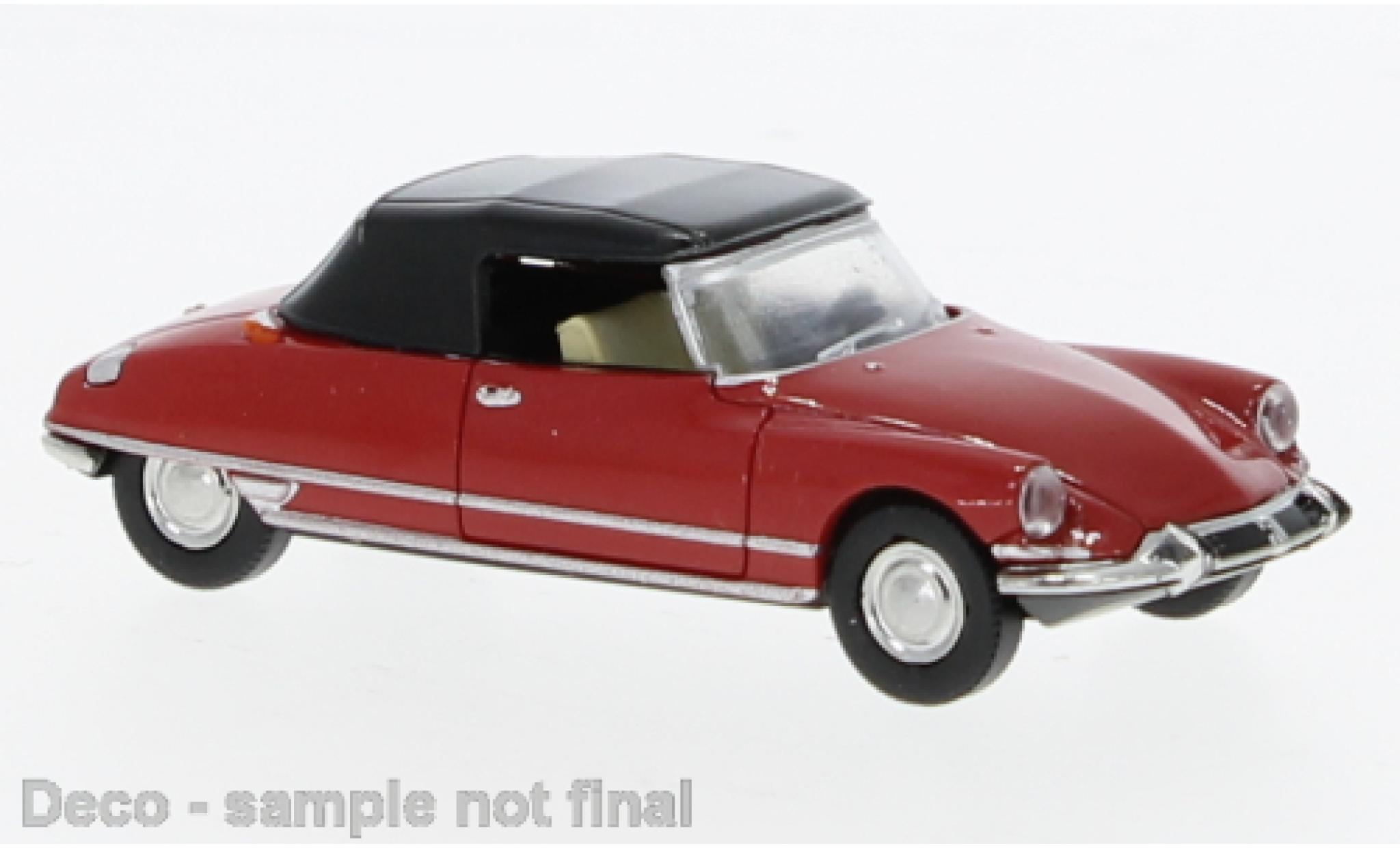 Citroen DS 1/87 Brekina Cabrio rood 1963 1:87 modelauto
