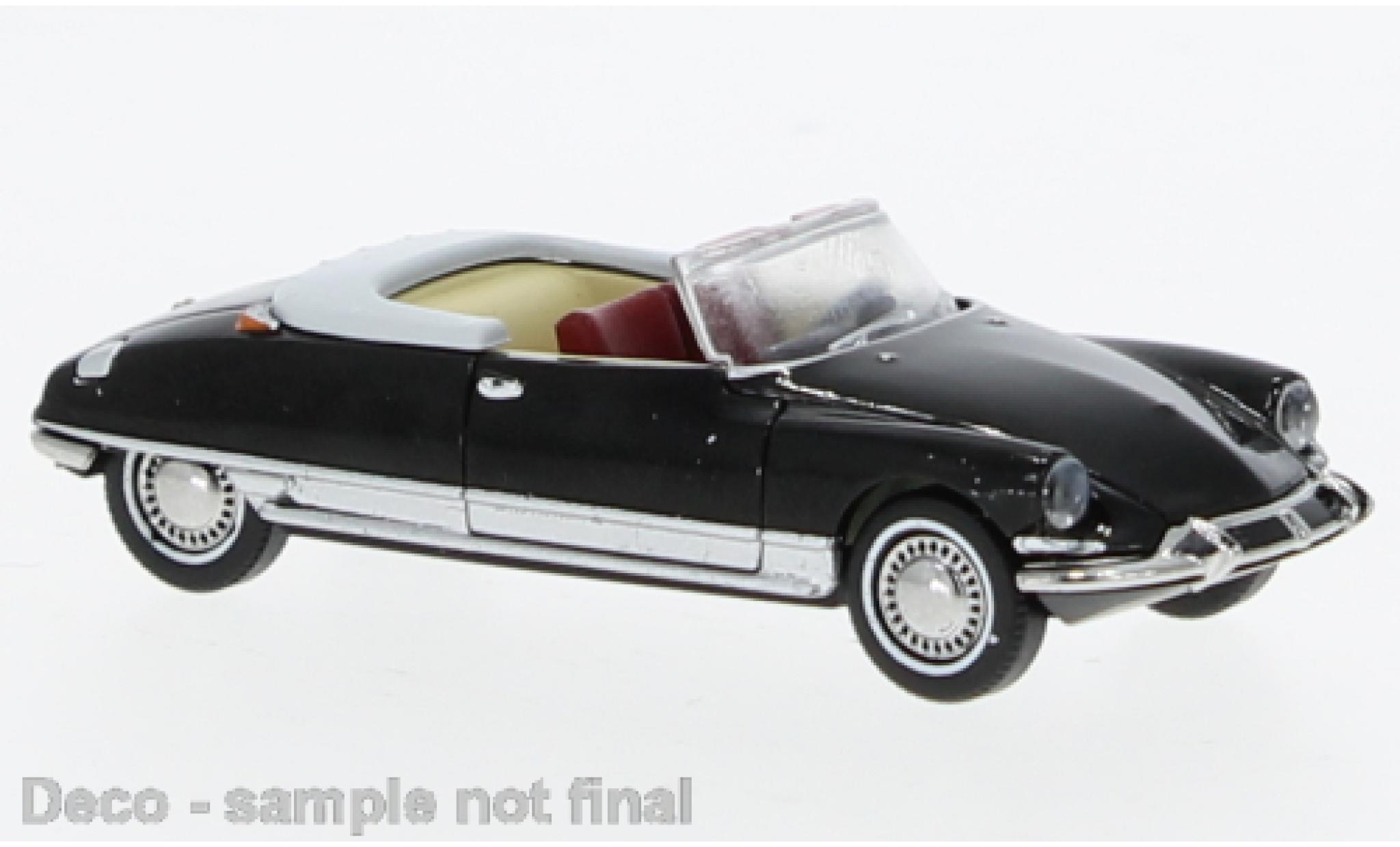 Citroen DS 1/87 Brekina Cabrio zwart 1963 1:87 modelauto