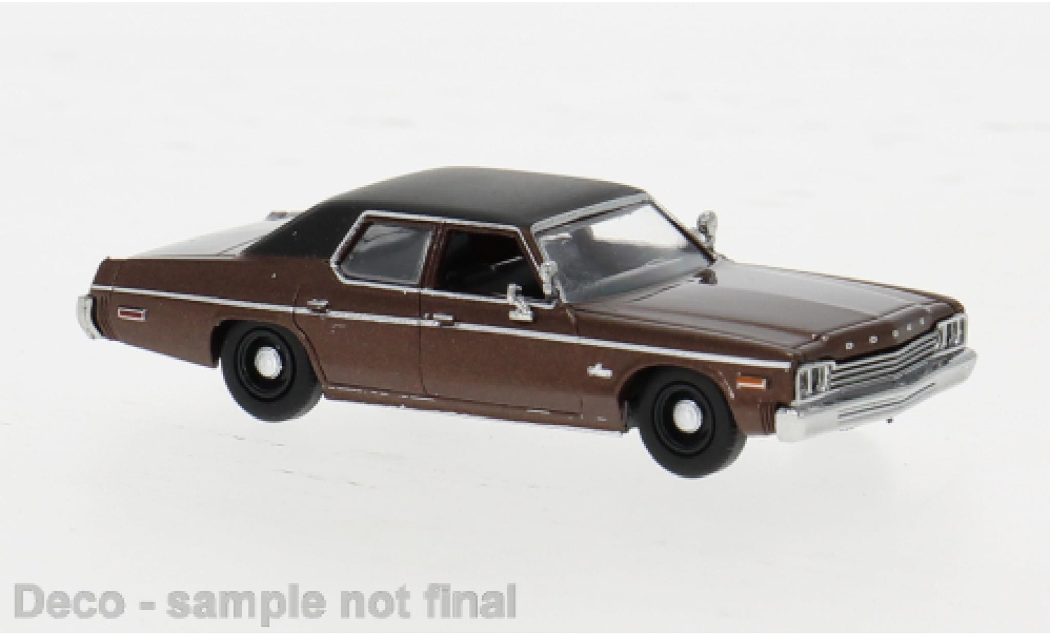 Dodge Monaco 1/87 Brekina metallic kupfer/zwart 1974 1:87 modelauto