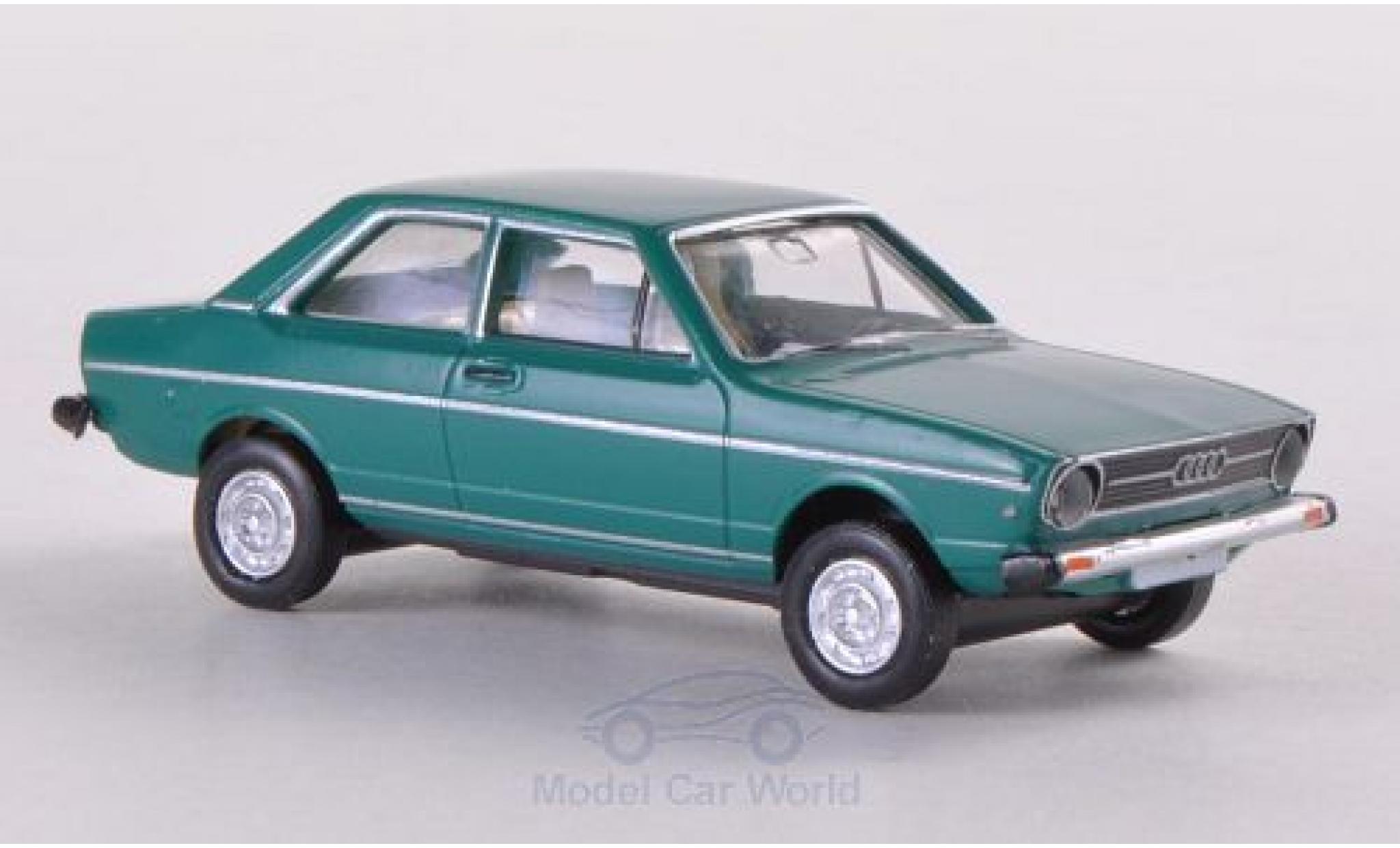 Audi 80 1/87 Brekina groen modelauto