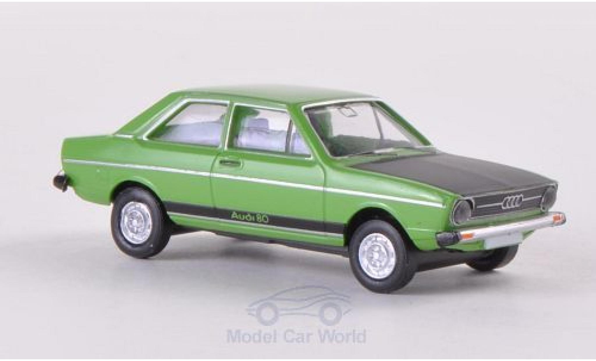 Audi 80 1/87 Brekina GT groen/matt-zwart modelauto