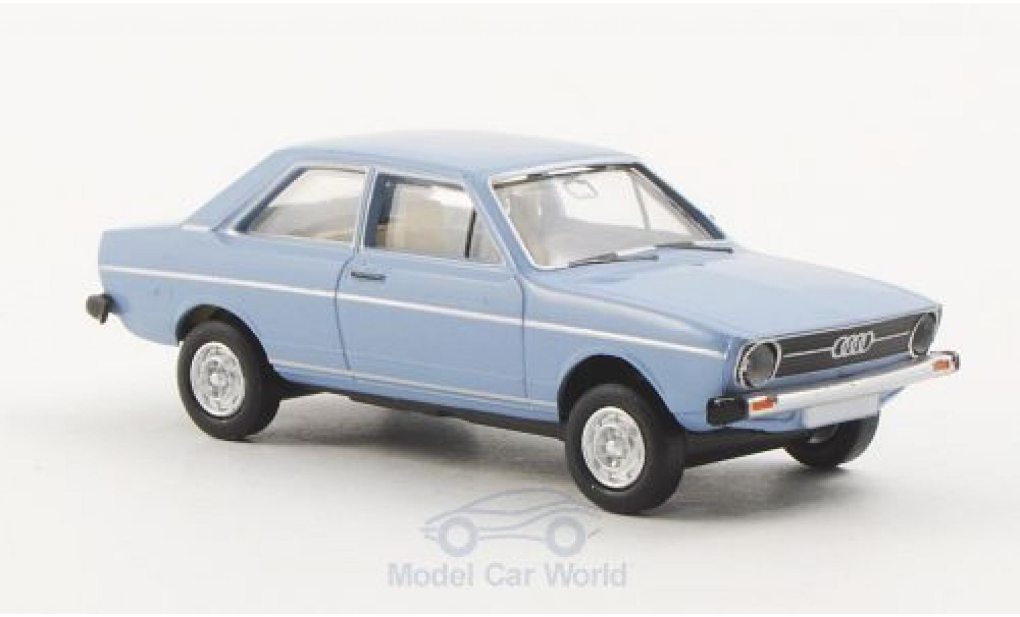 Audi 80 1/87 Brekina L blauw modelauto