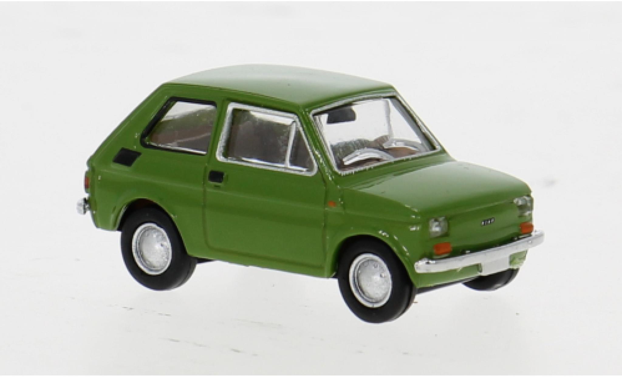 Fiat 126 1/87 Brekina Drummer groen 1972 1:87 modelauto