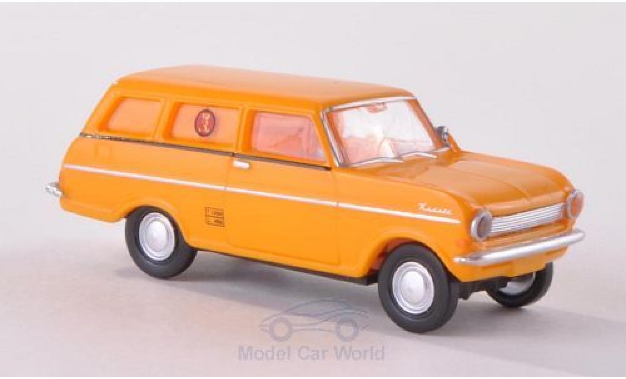 Opel Kadett 1/87 Brekina A Caravan D&auml;nische Post (DK) modelauto